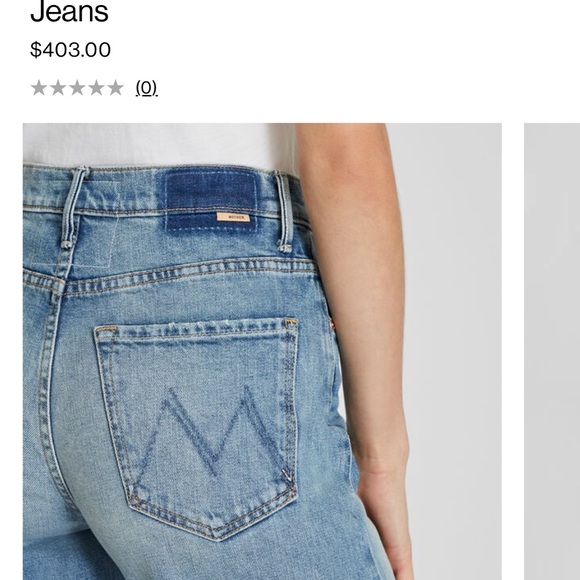 Mother The Lasso Sneak Wide Leg Denim BNWT - Picture 3 of 8